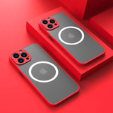 iPhone Case #146 = Matte Magnetic For Magsafe Wireless Charge Cases for iPhone 20,19,18,17,16,15,14, 13, 12, 11, X/s, 8+,8, 7+, 7, 6+, 6, SE2, SE, 5, 5S, 5C, 4/s SERIES