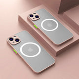 iPhone Case #146 = Matte Magnetic For Magsafe Wireless Charge Cases for iPhone 20,19,18,17,16,15,14, 13, 12, 11, X/s, 8+,8, 7+, 7, 6+, 6, SE2, SE, 5, 5S, 5C, 4/s SERIES