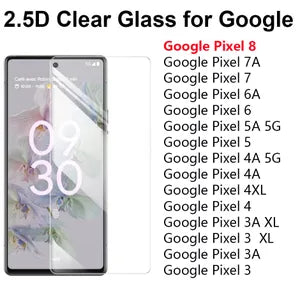 Tempered Glass GOOGLE PIXEL #1 = FOR ALL GOOGLE PIXEL phones