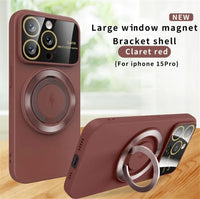iPhone Case #175 = Magnetic Phone Case Soft TPU Matte Cover clarent red for iPhone