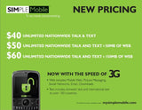 BYOP = Simple Mobile 3 Lines Family $100 Unlimited Everything Plan + 5GB Hotspot + 3 Sim Card + 3 New Number