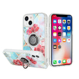 iPhone Case #60 =  AMAZE Floral IMD Hybrid with Magnetic Ring Stand Case Cover   iPhone 14, 13, 12, 11, Pro, Max, Mini, XS Mas, XR, X/s, 8+,8, 7+, 7, 6+, 6, SE2, SE, 5, 5S, 5C, 4/s
