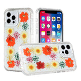iPhone Case #72 = Beautiful 3in1 Floral Epoxy Design Hybrid Case Cover
