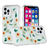 iPhone Case #72 = Beautiful 3in1 Floral Epoxy Design Hybrid Case Cover