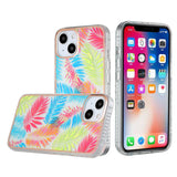 iPhone Case #76 = Classy Floral IMD Electroplated Edge ShockProof Case Cover