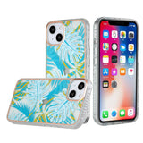 iPhone Case #76 = Classy Floral IMD Electroplated Edge ShockProof Case Cover
