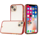 iPhone Case #78 = Gold Plated Chrome Transparent Clear Thick TPU Case Cover