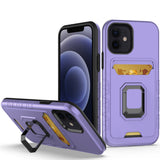 iPhone Case #82 = Card Holder with Magnetic Ring Stand Hybrid Case Cover iPhone