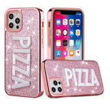 iPhone Case #88 = Embroidery Bling Glitter Chrome Hybrid Case Cover iPhone