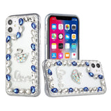 iPhone Case #95 = Full Diamond with Ornaments Hard TPU Case