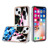 iPhone Case #109 = Mix Shockproof IMD Electroplated Design Hybrid Case Cover for iPhone