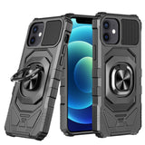 iPhone Case #115 = Robotic Hybrid with Magnetic Ring Stand Case Cover for iPhone