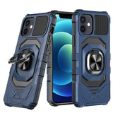 iPhone Case #115 = Robotic Hybrid with Magnetic Ring Stand Case Cover for iPhone