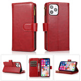 iPhone Case #123 =  Luxury Wallet Card ID Zipper Money Holder Case Cover iPhone