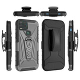 iPhone Case #121 = 3in1 Combo Kickstand Holster Cover Case iPhone