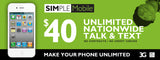BYOP = Simple Mobile by T-Mobile  $1,250 = 50 LINES $25 Unlimited Int'l Talk, Text, Int'l Text & 15gb WEB