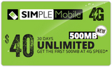 BYOP = Simple Mobile $120/ 3 month Unlimited Talk, Text, Int'l Text & 15gb Data + Intl Talk + Sim Card+ New Number