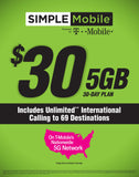 BYOP = Simple Mobile  by T-Mobile  $1,500 = 50 LINES $30 Unlimited int'l Talk, Text, Text & 20gb WEB