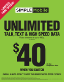 BYOP = Simple Mobile by T-Mobile  $1,250 = 50 LINES $25 Unlimited Int'l Talk, Text, Int'l Text & 15gb WEB