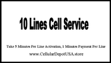 BYOP = LycaMobile 10 LINES $19 International Talk & Text, 3GB Plan