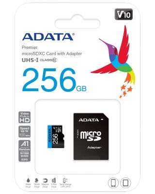 Memory Card #10 =  ADATA 256GB MICRO SD CARD