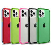 iPhone Case #148 = 2MM Acrylic Color Cases Military Grade Drop Protective Cases for iPhone