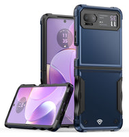 Moto Cases #13 = Motorola Razr 2023 METKASE Exquisite Tough Shockproof Hybrid Case Cover in Slid