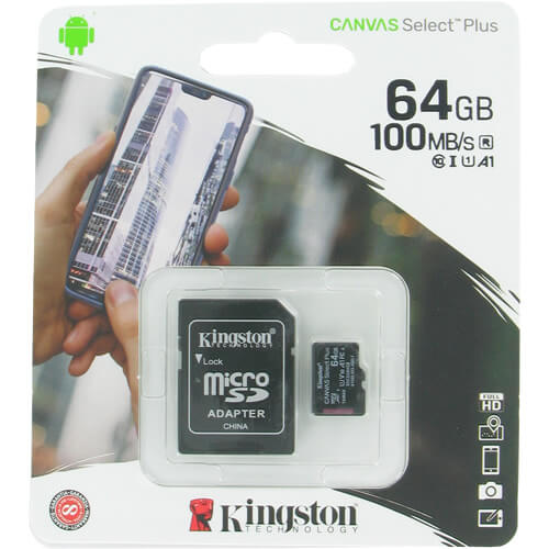 Memory Card #13 = Kingston 64GB MICRO SD CARD