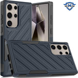 Samsung Case #161 = METKASE Noble lined shockproof dual layer hybrid in Slide-Out Samsung Galaxy Note, S, A, J Series