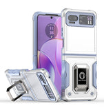 Moto Cases #17 = Motorola Razr 2023 OPTIMUM Magnetic Ring Stand Hybrid Case Cover