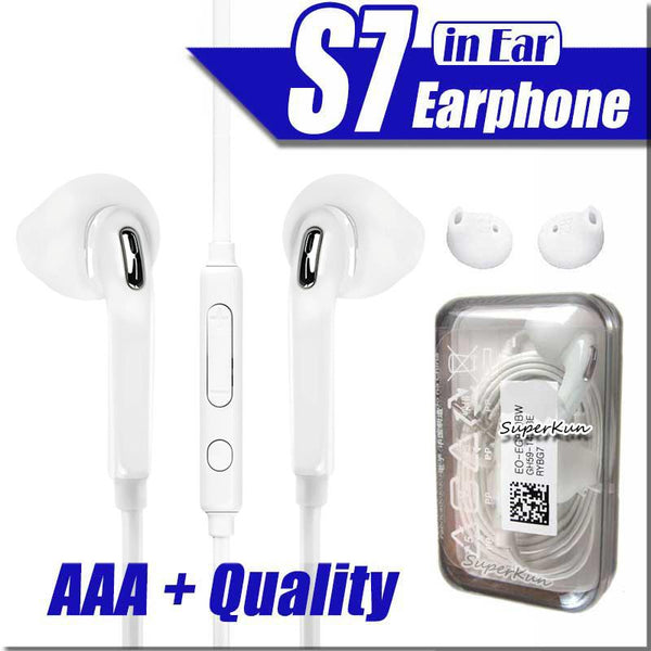 Earphone #18 =  3.5MM In Ear Headset With Mic Volume Control For Galaxy S7