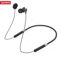 Bluetooth #192 =  Lenovo HE05 Bluetooth 5.0 Wireless Magnetic Neckband red