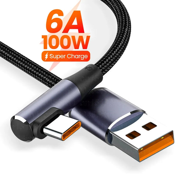 Type C charger Cable #192 = 6A Cable Fast Charging USB-A TO Type-C  for iphone 15, All Samsung