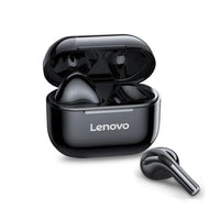 Bluetooth #198 =  Lenovo LP40 TWS Wireless Earphone Bluetooth 5.0 Dual Stereo Noise Reduction bk