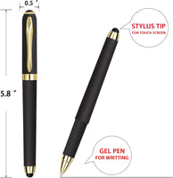 Stylus Pen #1 = Gel Ink Rollerball Stylus Pen