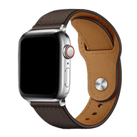 iWatch Accessories #57 = Leather Loop brown For Apple Watch Strap For Apple 38mm, 40mm, 42mm, 44mm, 45mm, 49mm,