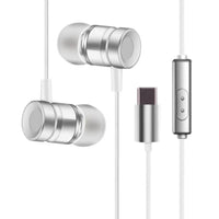 Earphone #21 =  High quality USB C Headphones with Mic Wired in-Ear USB Type C