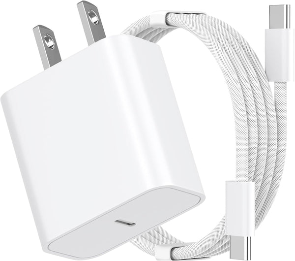 Type C charger Cable #221 =iPhone 16 Pro Max Charger Fast Charging, USB C to USB C Charging Cable 3FT with 20W Type C Fast Charger