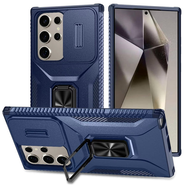 Samsung Case #228 = Complete Magnetic Metal Ring Stand Camera Protection Hybrid