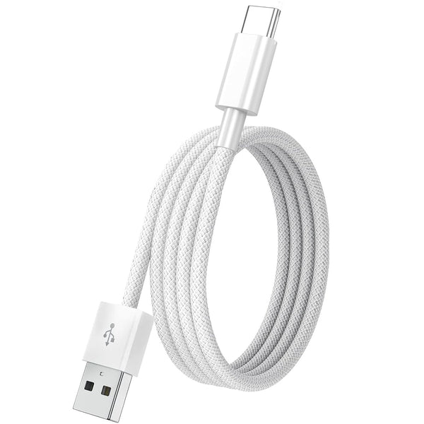 Type C charger Cable #229 = Phone 15/16 Car Braided Cable, USB A to USB C