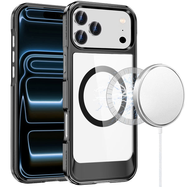 iPhone Case #244 = Thick Transparent HQ [Magnetic Circle] Case