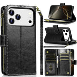 iPhone Case #250 = Luxury Wallet Card ID Zipper Money Holder Case Cover