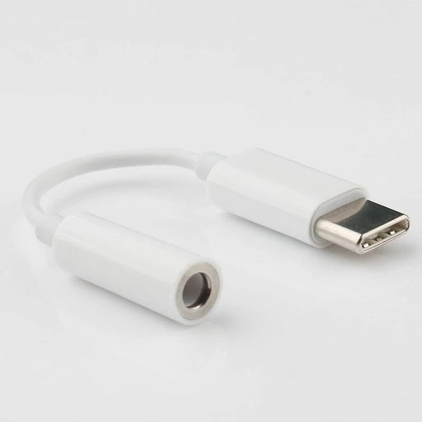 Aux / Video Cables #26 = Type-C To 3.5mm Jack Converter Earphone Audio Adapter
