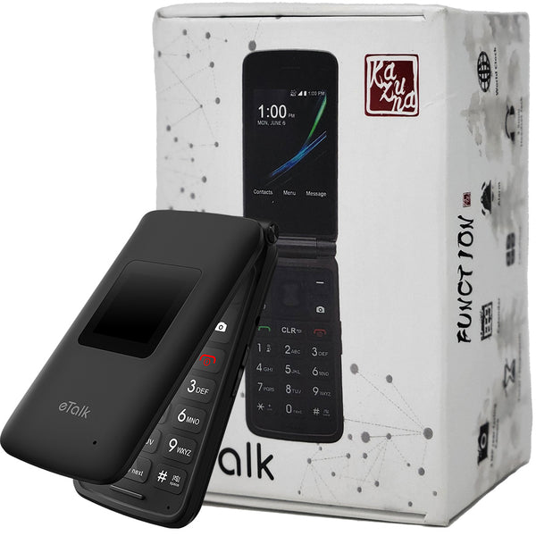 Unlocked Phones #323 =  KAZUNA FLIP 4GB 2.8" CDMA, GSM UNL. INTL NEW