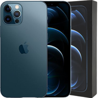 Unlocked Phones #333 = iPhone 12 PRO 5G 6'1 128GB SIM BLUE A STOCK