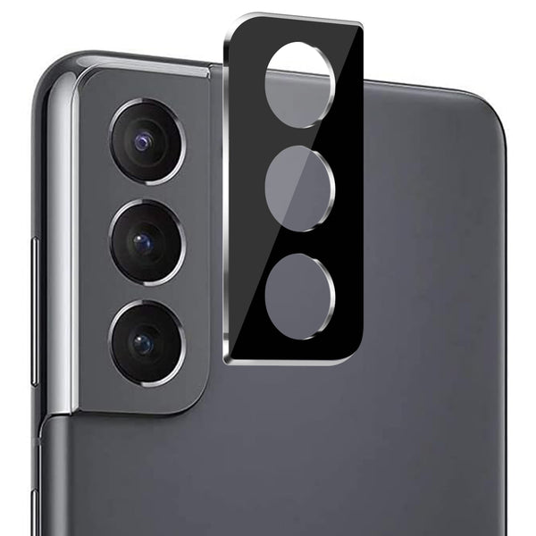 Tempered Glass Samsung #47 = For All Samsung Models amera Lens Colored Edge Tempered(2.5D) - Black