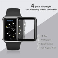 iWatch Accessories #10 = tempered glass full glue for 38mm, 40mm, 42mm, 44mm, 45mm, 49mm,