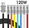 Type C charger Cable #184 = 120W 6A PD C to C Cables TPE Zinc Alloy Fast Quick Charging for iphone 15, All Samsung