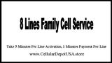 BYOP = Simple Mobile by Verizon 8 LINE FAMILY $250 Unlimited  Int'l Talk + Text+ WEB + 20GB HOTSPOT