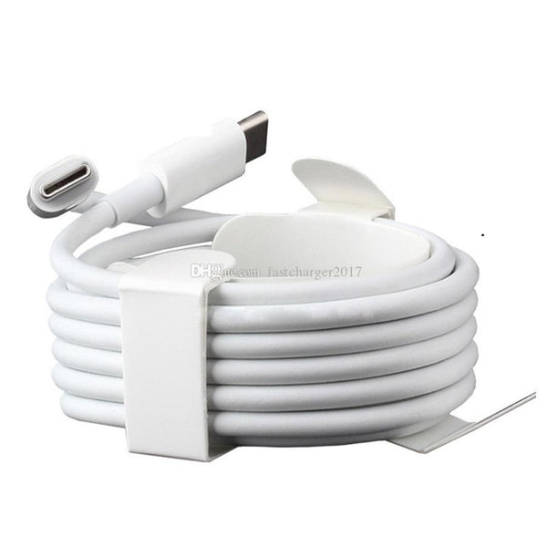 phone charger Cable #173 = 6ft 65W  U5A Type c  to c USB Cables FOR IPHONE 15, SAMSUNG WHITE